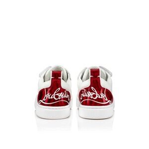 Sneakers Calf leather and Psychic patent leather White Women Christian louboutin